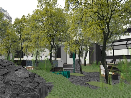 城市花园示范区景观SU模型