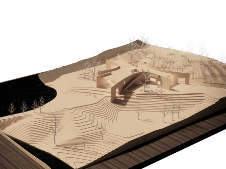 滨湖图书馆SU模型