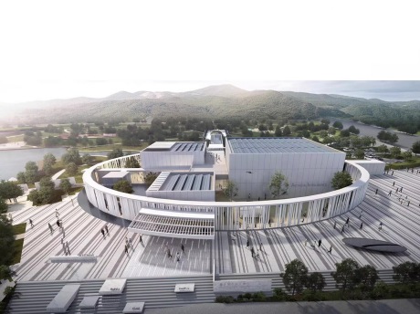 长沙湘江智谷展示中心SU模型