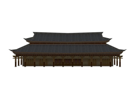 亚洲古代皇宫SU模型