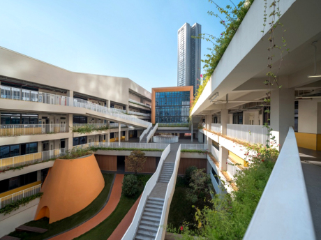 深圳龙华清泉外国语学校SU模型