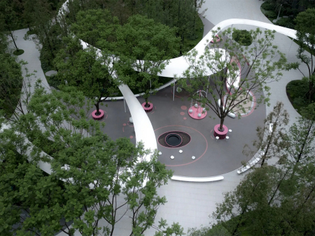 成都万华麓湖西区湖岛区玥港大区景观SU模型