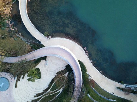 成都万华麓湖生态园G1艺展公园景观SU模型