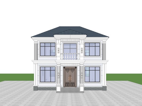 新古典别墅自建房SU模型