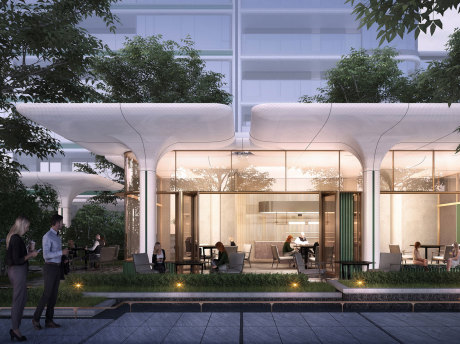 杭州绿城芝澜月华轩生活馆示范区景观SU模型