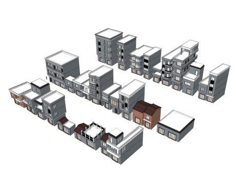 岭南民居SU模型