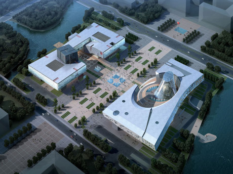 绍兴科技馆SU模型