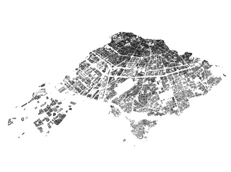 成都市武侯区建筑模型SU模型