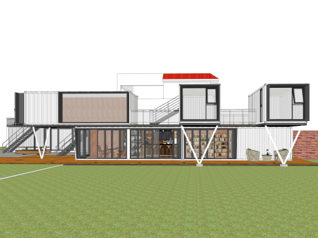 集装箱民宿SU模型