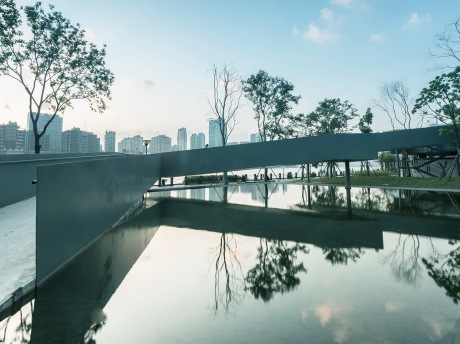 上海艺仓美术馆水岸公园SU模型