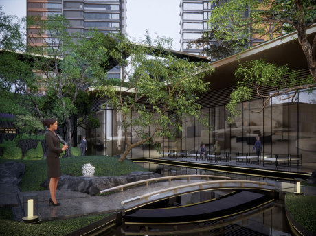 中国府示范区下沉空间SU模型