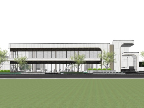 南京中海印方山未来体验馆SU模型