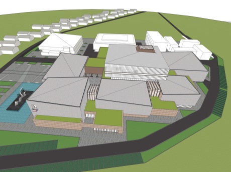 高岭博物馆SU模型