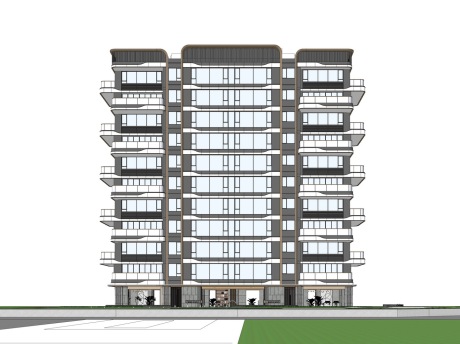 绿城第四代住宅SU模型