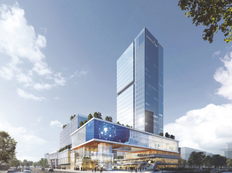 盐城龙湖商业酒店SU模型