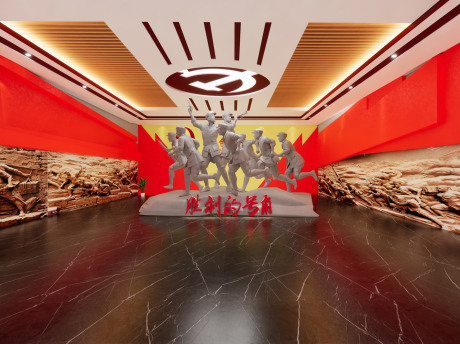 红色记忆展馆SU模型