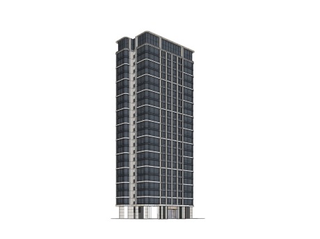 成都金茂璞逸锦江住宅SU模型