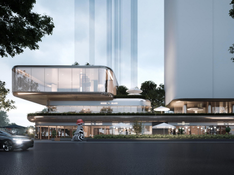 乾麟龙观宸商业街SU模型