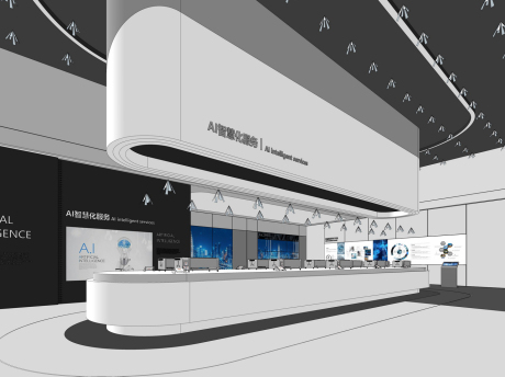 科技展厅SU模型