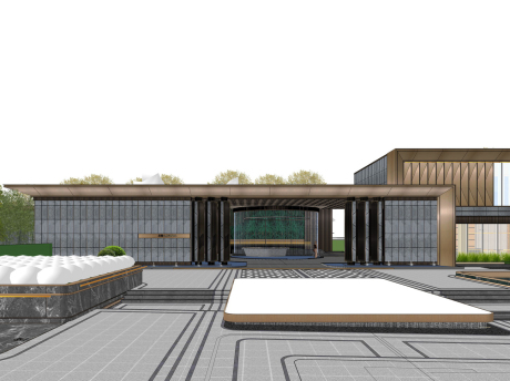 龙湖示范区SU模型