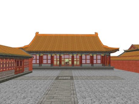 故宫宁寿宫花园SU模型
