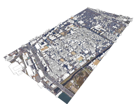 日本大阪建筑模型SU模型