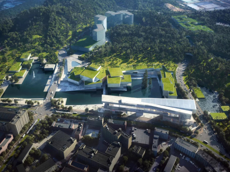 深圳龙华区鹭湖科技文化片区SU模型