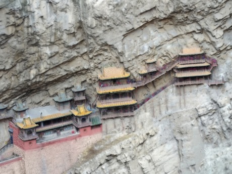 山西恒山悬空寺简模SU模型