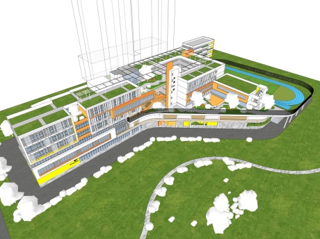 深圳东昌小学SU模型
