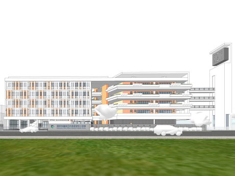 深圳市福田区外国语学校小学部SU模型