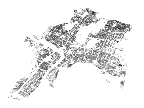 珠海市香洲区建筑模型SU模型