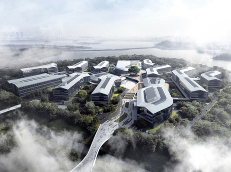 阿里巴巴达摩院南湖园区(文本+总图CAD)SU模型