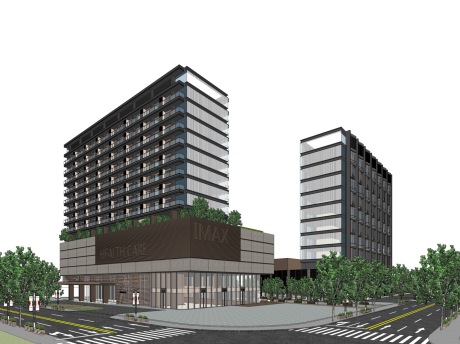 养老服务式公寓SU模型