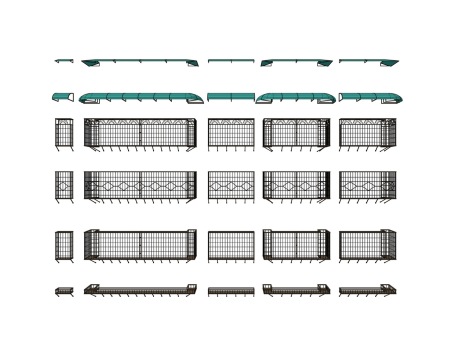 窗户防盗网防盗窗SU模型