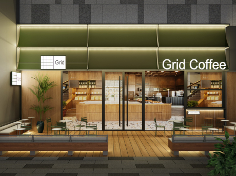 Grid Coffee咖啡厅SU模型