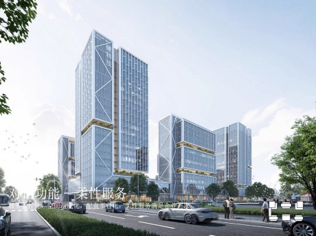 杭州青山湖科技城硬科技高新产业园SU模型