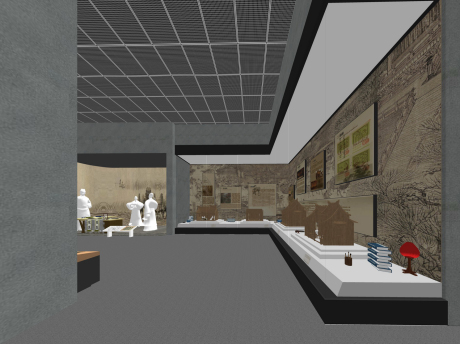 庆州文化展厅SU模型