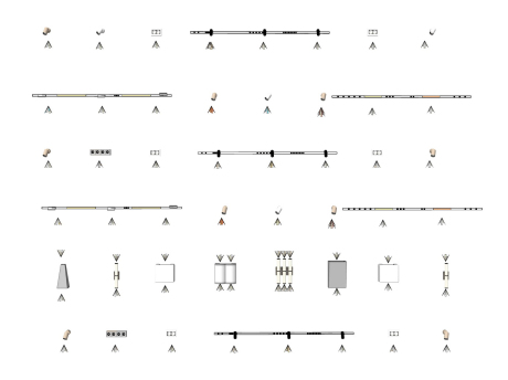 射灯壁灯筒灯SU模型