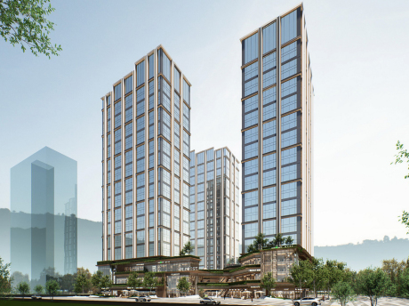 宜昌中央文化区二期商业公寓SU模型