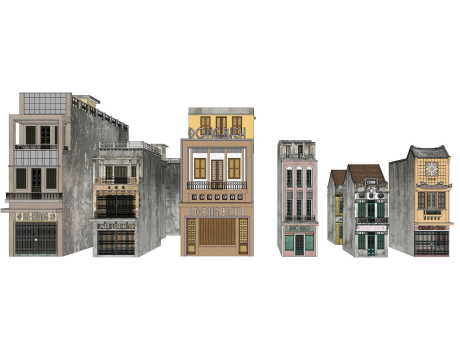 广东岭南碉楼SU模型