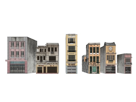 广东岭南碉楼SU模型