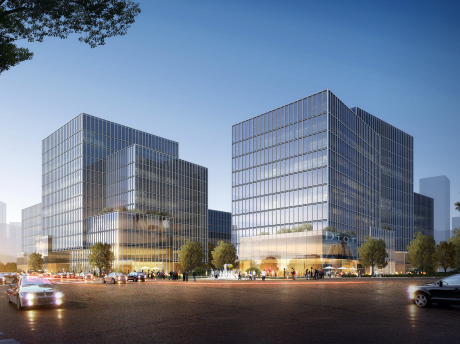 杭州钱江新城二期办公楼SU模型