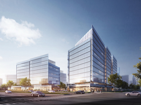 杭州钱江新城二期办公楼SU模型