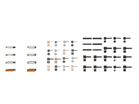门把手门锁SU模型