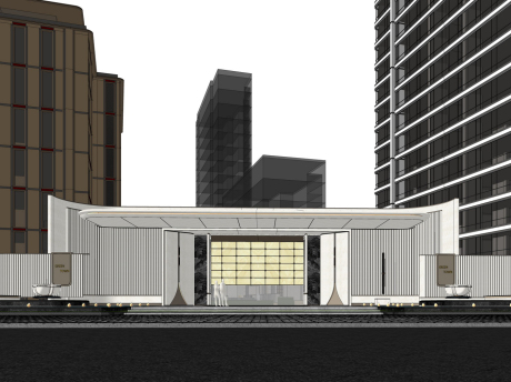 成都绿城成华26亩示范区景观SU模型