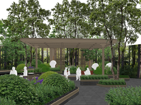 重庆华能龙湖示范区景观SU模型