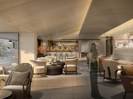 西塘良壤酒店1F酒吧区SU模型