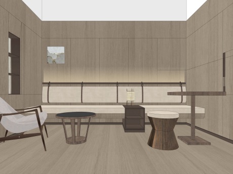 西塘良壤酒店VIP休息室SU模型