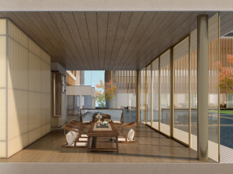 西塘良壤酒店茶室SU模型