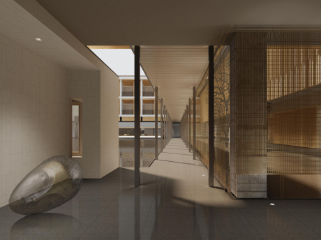 西塘良壤酒店公共空间SU模型